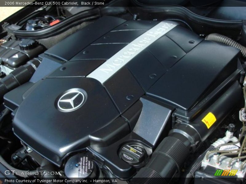 Black / Stone 2006 Mercedes-Benz CLK 500 Cabriolet