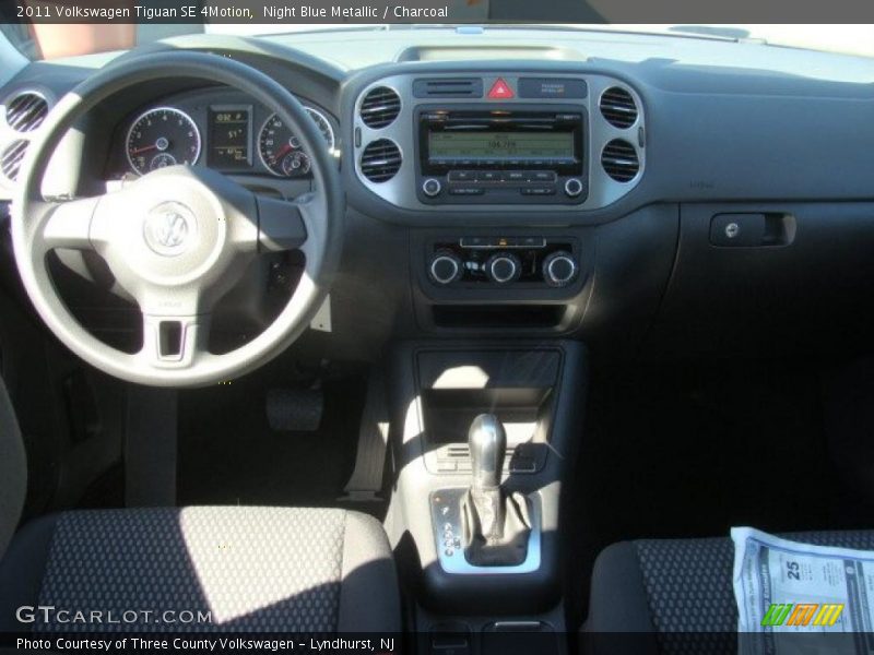 Night Blue Metallic / Charcoal 2011 Volkswagen Tiguan SE 4Motion