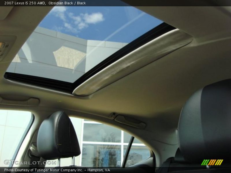 Obsidian Black / Black 2007 Lexus IS 250 AWD