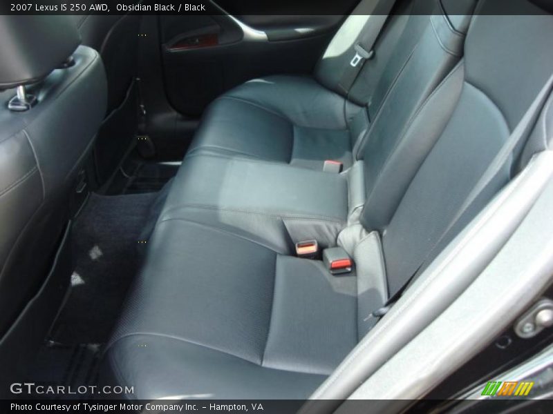 Obsidian Black / Black 2007 Lexus IS 250 AWD
