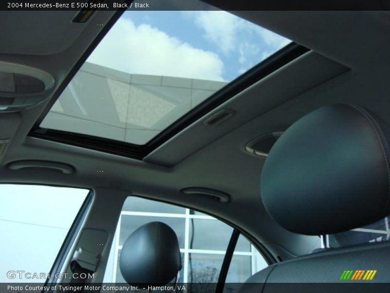 Black / Black 2004 Mercedes-Benz E 500 Sedan