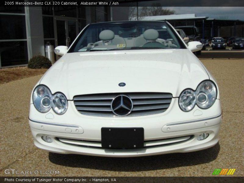 Alabaster White / Ash 2005 Mercedes-Benz CLK 320 Cabriolet