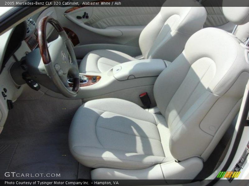 Alabaster White / Ash 2005 Mercedes-Benz CLK 320 Cabriolet