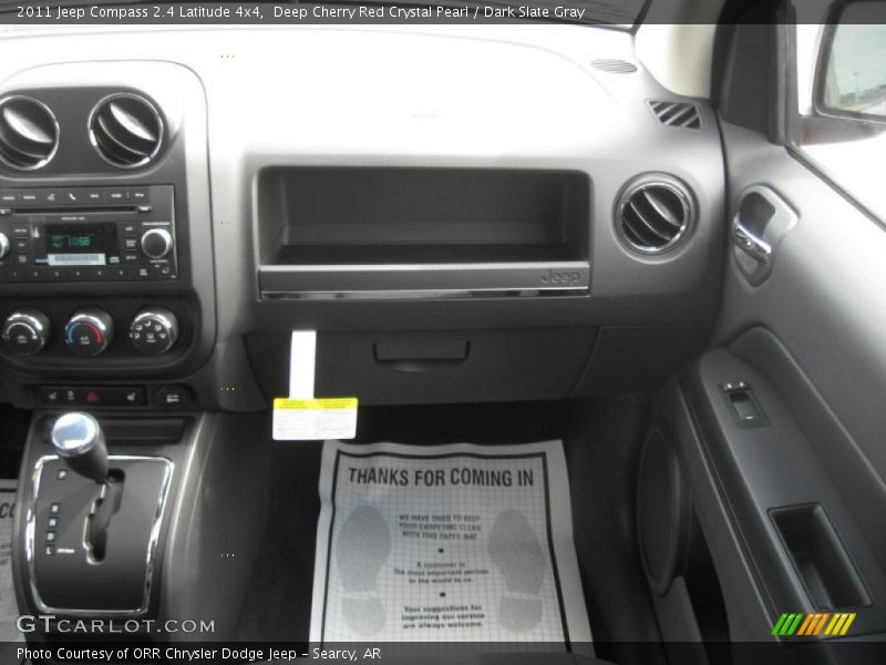 Deep Cherry Red Crystal Pearl / Dark Slate Gray 2011 Jeep Compass 2.4 Latitude 4x4
