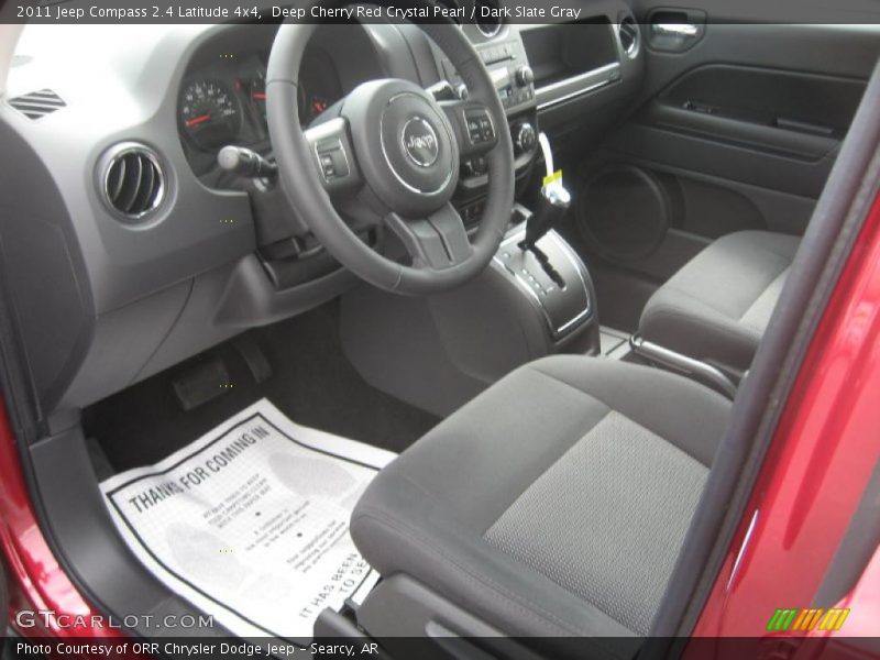  2011 Compass 2.4 Latitude 4x4 Dark Slate Gray Interior