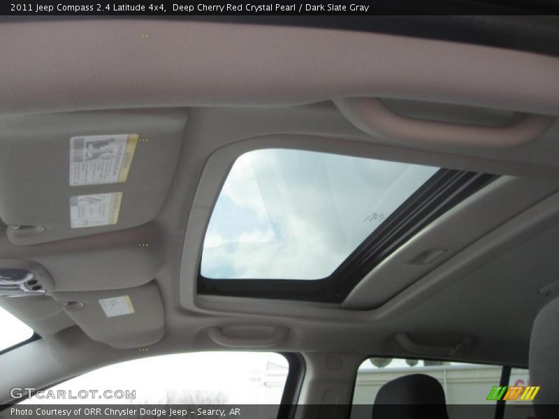 Deep Cherry Red Crystal Pearl / Dark Slate Gray 2011 Jeep Compass 2.4 Latitude 4x4