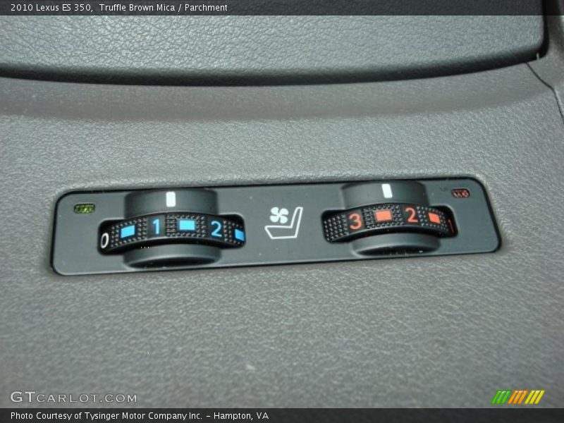 Controls of 2010 ES 350