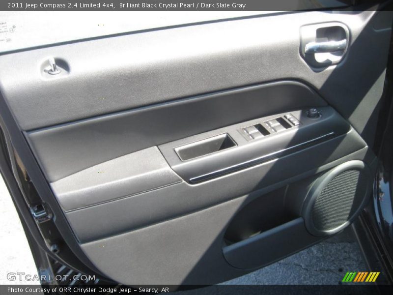 Brilliant Black Crystal Pearl / Dark Slate Gray 2011 Jeep Compass 2.4 Limited 4x4