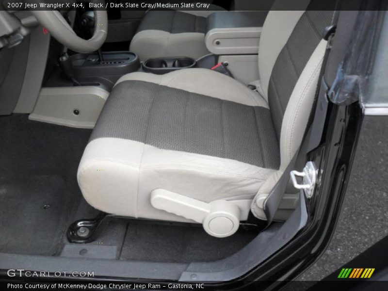 Black / Dark Slate Gray/Medium Slate Gray 2007 Jeep Wrangler X 4x4