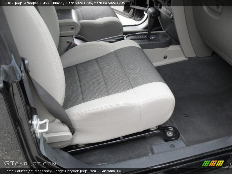 Black / Dark Slate Gray/Medium Slate Gray 2007 Jeep Wrangler X 4x4