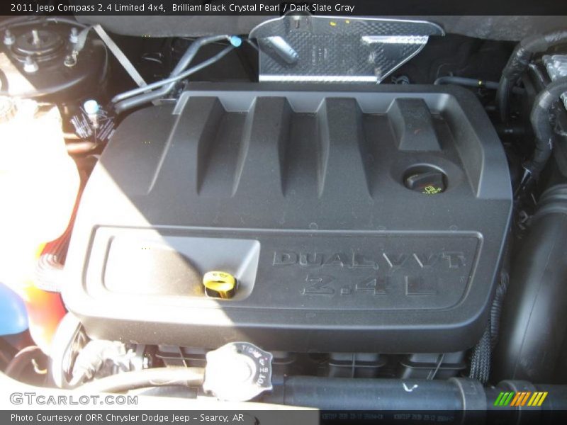 Brilliant Black Crystal Pearl / Dark Slate Gray 2011 Jeep Compass 2.4 Limited 4x4