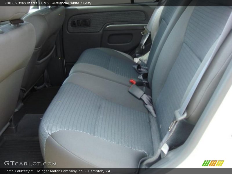 Avalanche White / Gray 2003 Nissan Xterra XE V6
