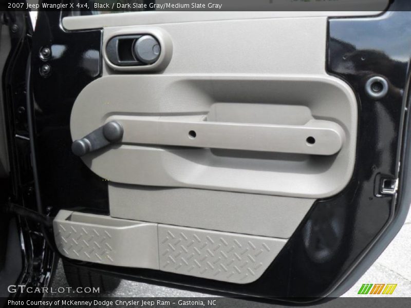 Black / Dark Slate Gray/Medium Slate Gray 2007 Jeep Wrangler X 4x4