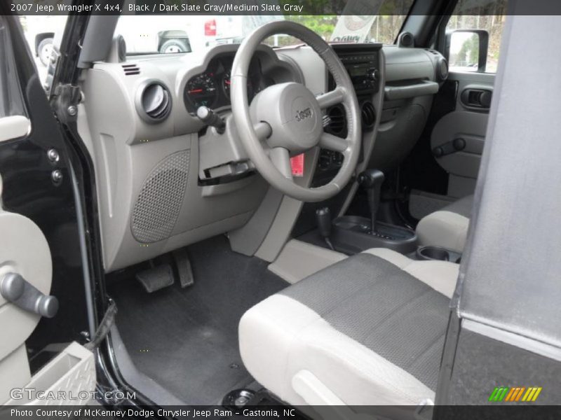 Black / Dark Slate Gray/Medium Slate Gray 2007 Jeep Wrangler X 4x4