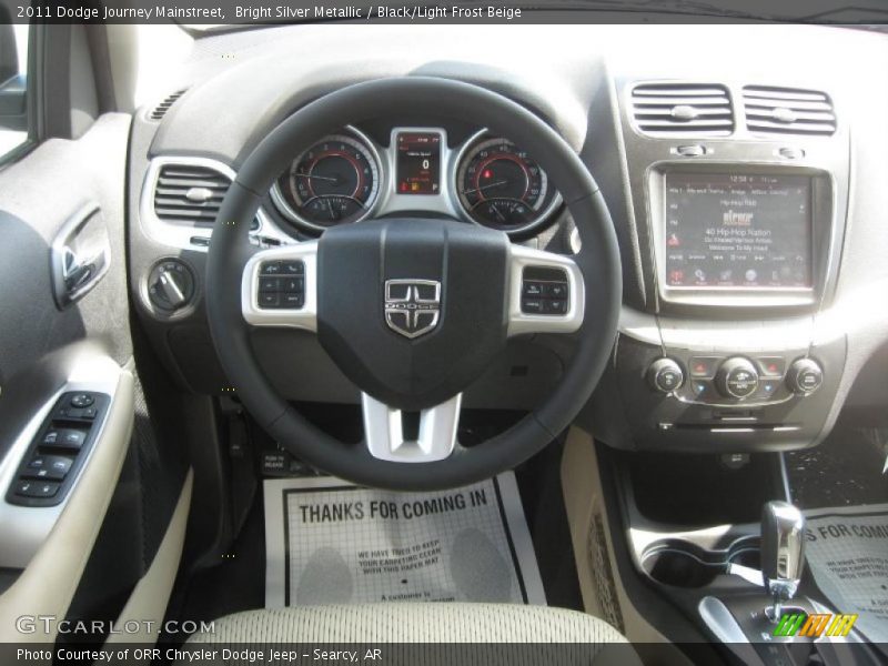 Bright Silver Metallic / Black/Light Frost Beige 2011 Dodge Journey Mainstreet