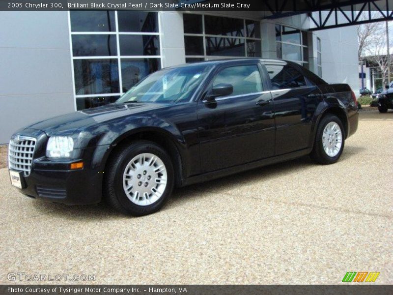 Brilliant Black Crystal Pearl / Dark Slate Gray/Medium Slate Gray 2005 Chrysler 300