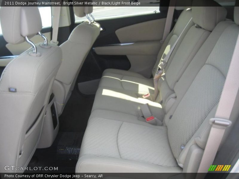 Bright Silver Metallic / Black/Light Frost Beige 2011 Dodge Journey Mainstreet