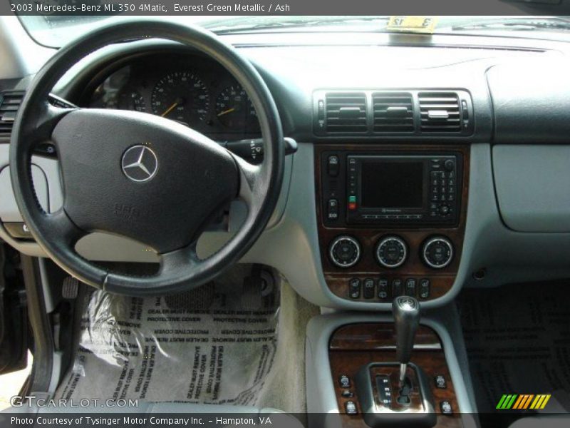Everest Green Metallic / Ash 2003 Mercedes-Benz ML 350 4Matic