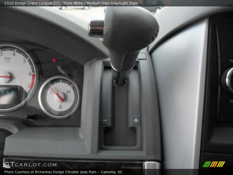 Stone White / Medium Slate Gray/Light Shale 2010 Dodge Grand Caravan SXT