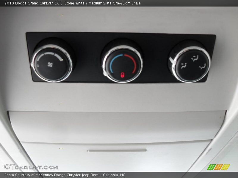Stone White / Medium Slate Gray/Light Shale 2010 Dodge Grand Caravan SXT