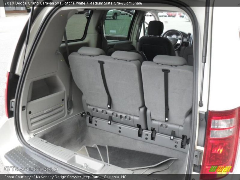 Stone White / Medium Slate Gray/Light Shale 2010 Dodge Grand Caravan SXT