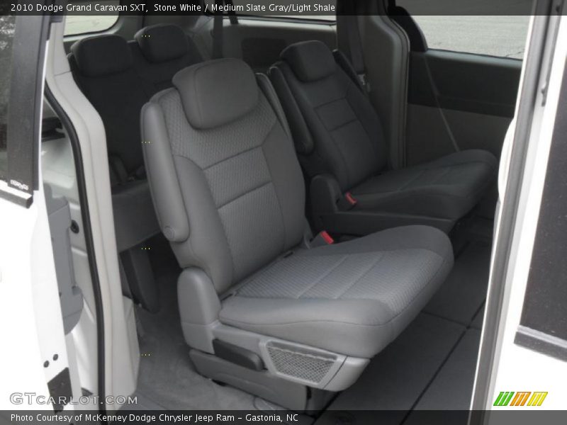 Stone White / Medium Slate Gray/Light Shale 2010 Dodge Grand Caravan SXT