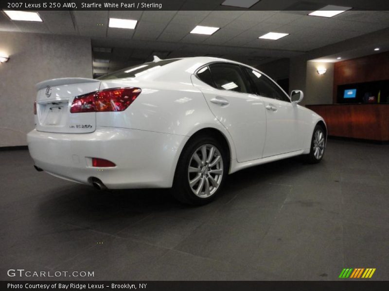 Starfire White Pearl / Sterling 2007 Lexus IS 250 AWD