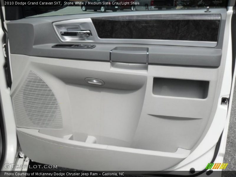 Stone White / Medium Slate Gray/Light Shale 2010 Dodge Grand Caravan SXT