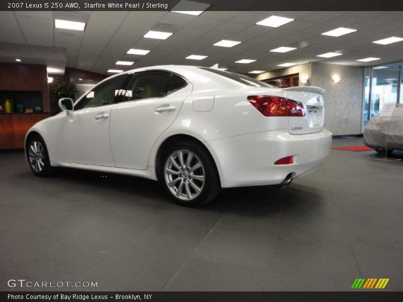 Starfire White Pearl / Sterling 2007 Lexus IS 250 AWD