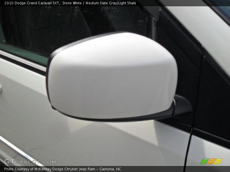 Stone White / Medium Slate Gray/Light Shale 2010 Dodge Grand Caravan SXT