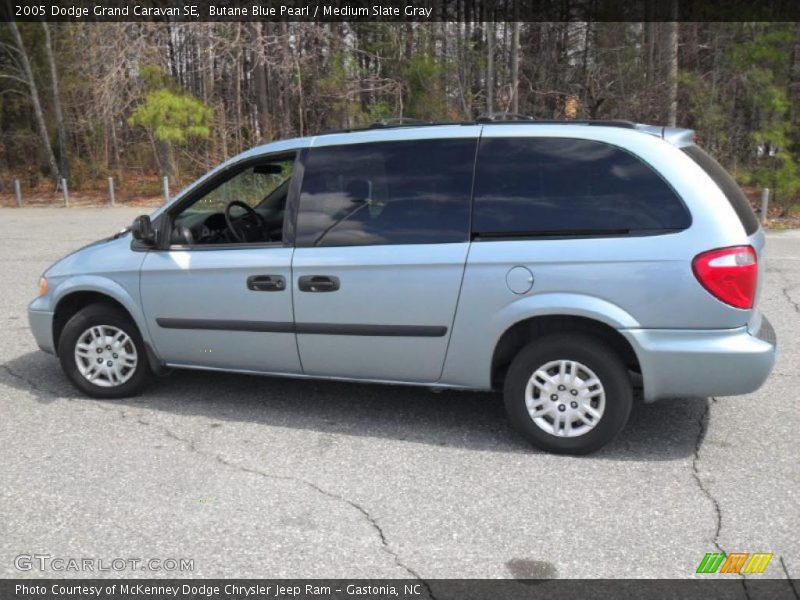 Butane Blue Pearl / Medium Slate Gray 2005 Dodge Grand Caravan SE