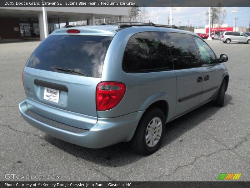 Butane Blue Pearl / Medium Slate Gray 2005 Dodge Grand Caravan SE