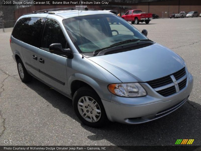 Butane Blue Pearl / Medium Slate Gray 2005 Dodge Grand Caravan SE