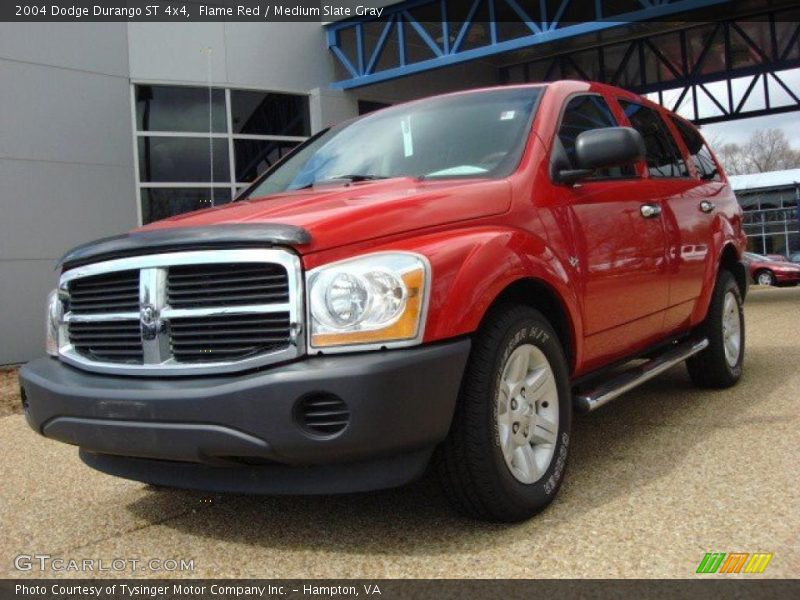 Flame Red / Medium Slate Gray 2004 Dodge Durango ST 4x4