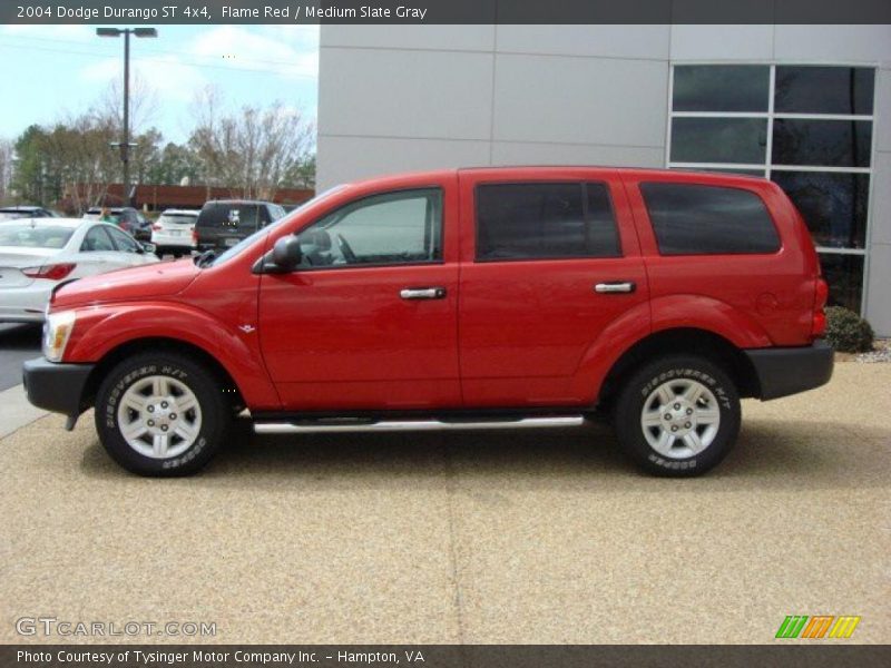 Flame Red / Medium Slate Gray 2004 Dodge Durango ST 4x4