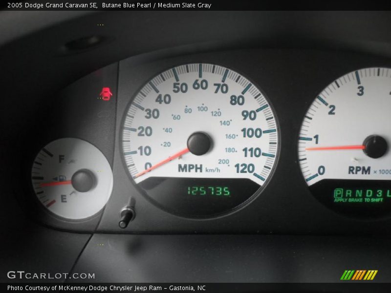 Butane Blue Pearl / Medium Slate Gray 2005 Dodge Grand Caravan SE