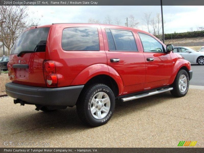 Flame Red / Medium Slate Gray 2004 Dodge Durango ST 4x4