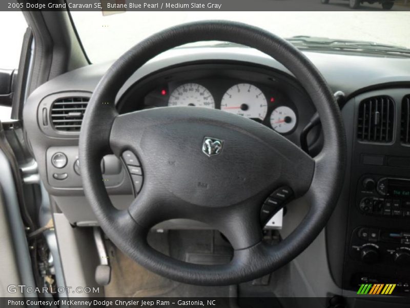 Butane Blue Pearl / Medium Slate Gray 2005 Dodge Grand Caravan SE