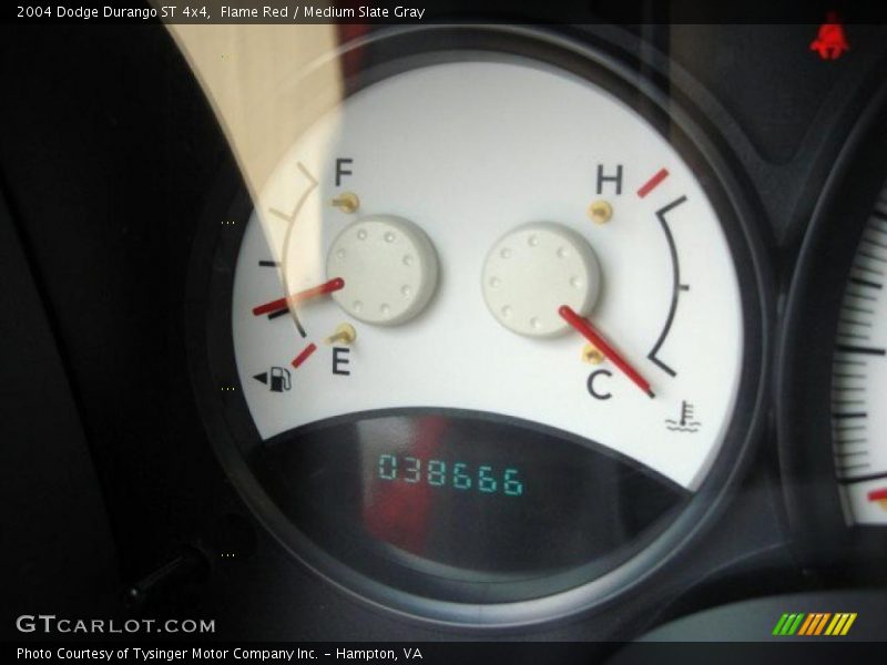 Flame Red / Medium Slate Gray 2004 Dodge Durango ST 4x4
