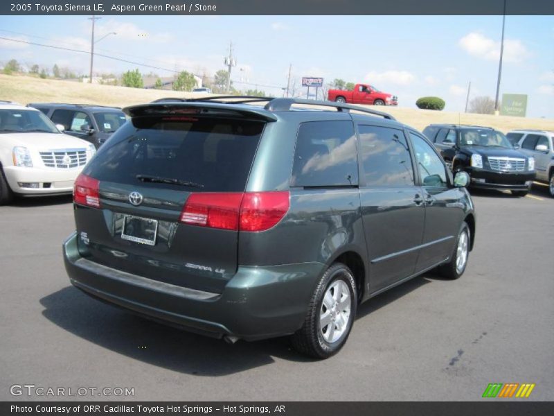 Aspen Green Pearl / Stone 2005 Toyota Sienna LE