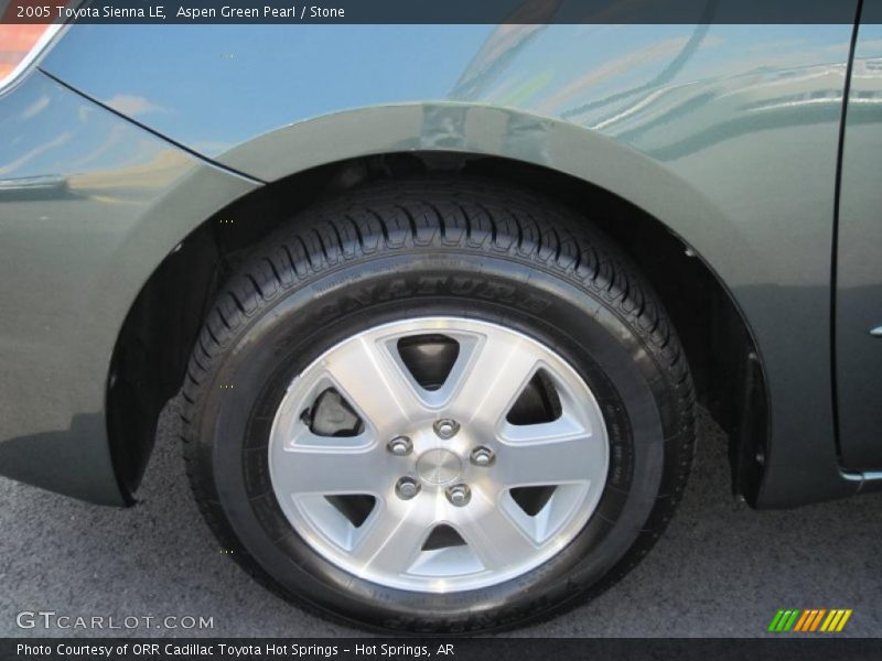 Aspen Green Pearl / Stone 2005 Toyota Sienna LE