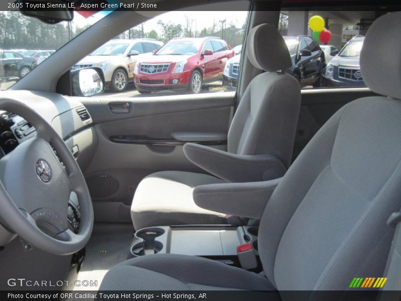 Aspen Green Pearl / Stone 2005 Toyota Sienna LE