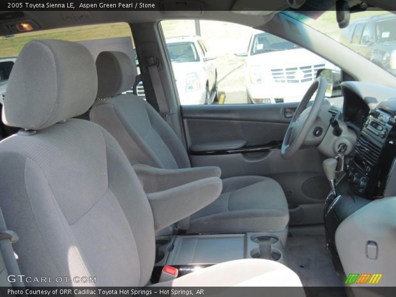 Aspen Green Pearl / Stone 2005 Toyota Sienna LE