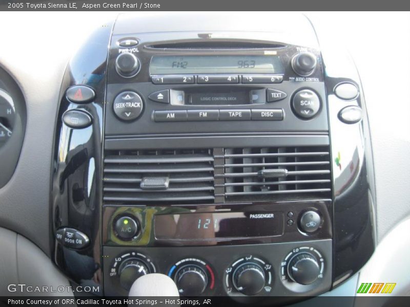 Aspen Green Pearl / Stone 2005 Toyota Sienna LE