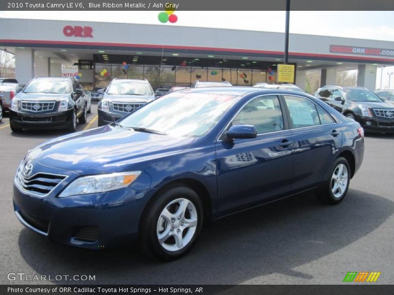 Blue Ribbon Metallic / Ash Gray 2010 Toyota Camry LE V6