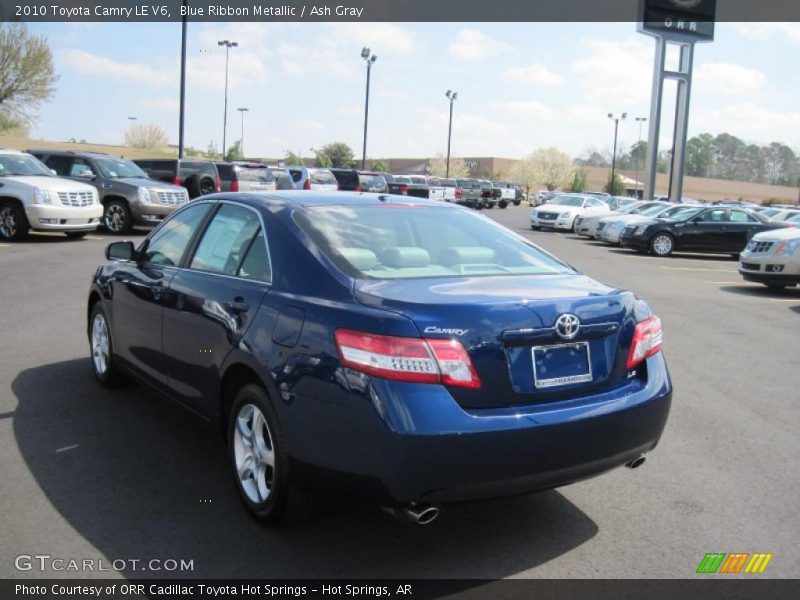 Blue Ribbon Metallic / Ash Gray 2010 Toyota Camry LE V6