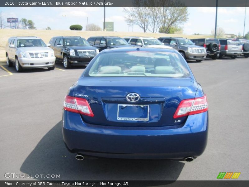 Blue Ribbon Metallic / Ash Gray 2010 Toyota Camry LE V6