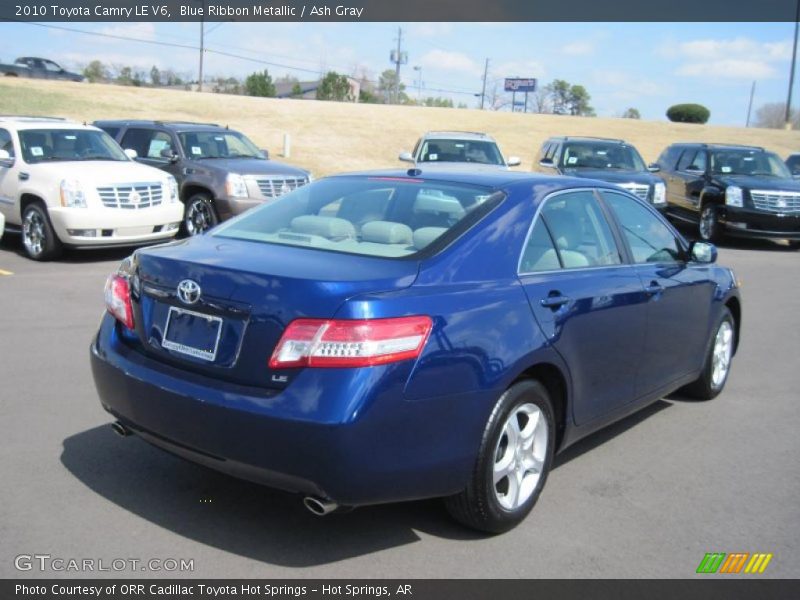 Blue Ribbon Metallic / Ash Gray 2010 Toyota Camry LE V6