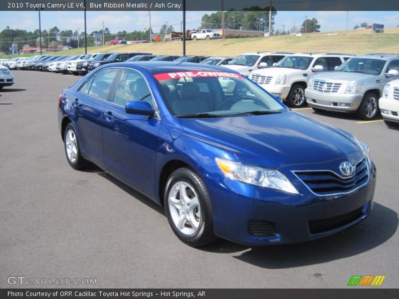 Blue Ribbon Metallic / Ash Gray 2010 Toyota Camry LE V6