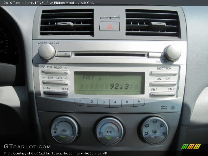 Blue Ribbon Metallic / Ash Gray 2010 Toyota Camry LE V6